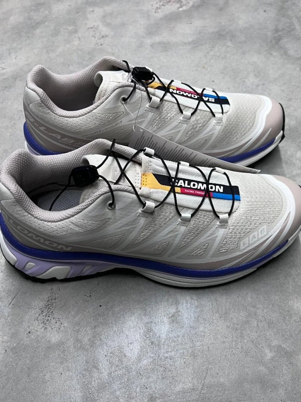 Salomon XT-6 Milk Silver Cloud Men's Size 7.5 L475827 - New